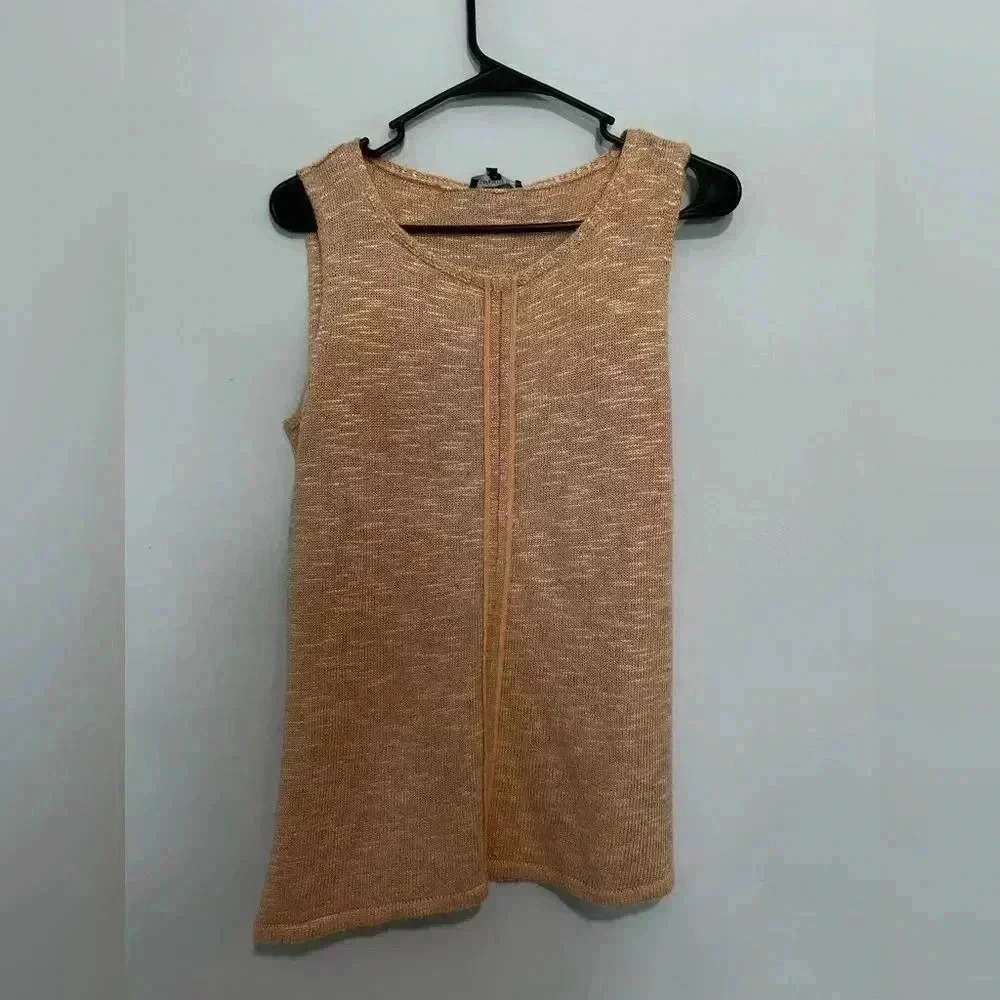Lafayette 148 New York Womens Sleeveless Lightweight Knit Tank Top Size Medium